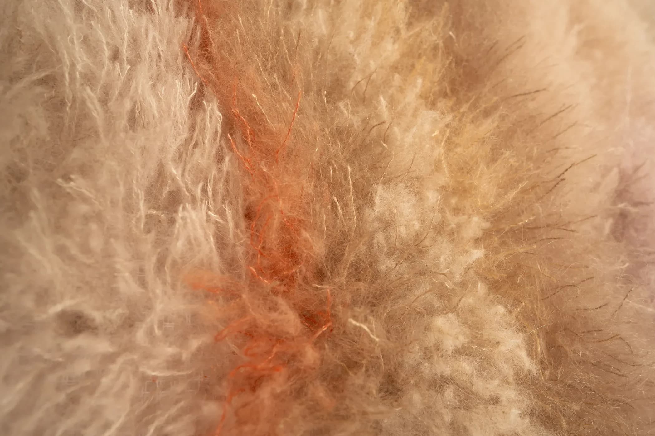 Ein individuelles textiles Kunstwerk im Entstehen